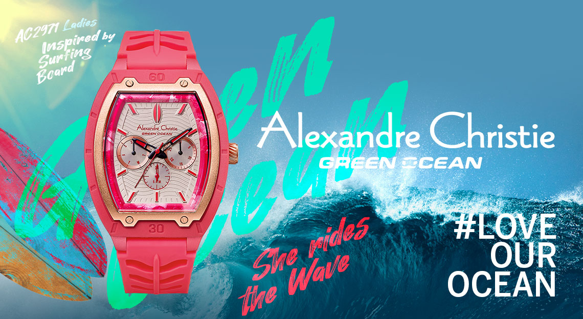 Our New Alexandre Christie Green Ocean ECO Wave Collections