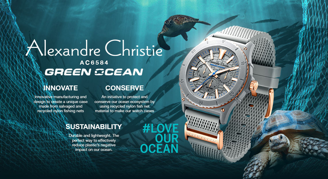 THE NEW UNIQUE ALEXANDRE CHRISTIE GREEN OCEAN