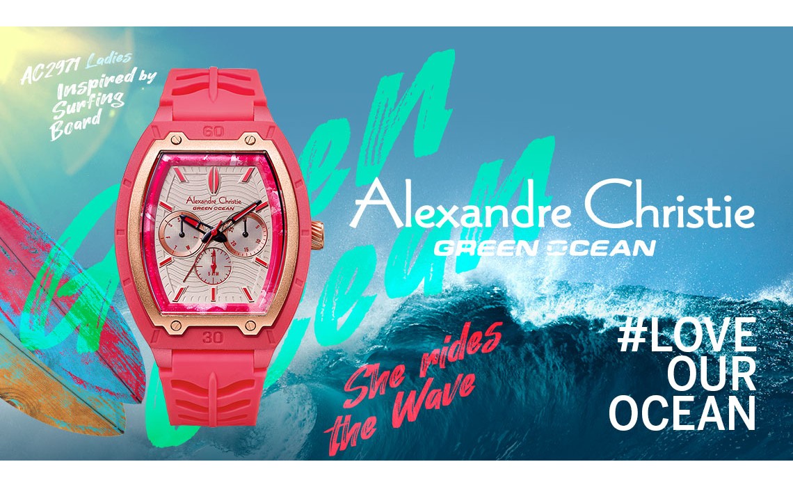 Our New Alexandre Christie Green Ocean ECO Wave Collections 