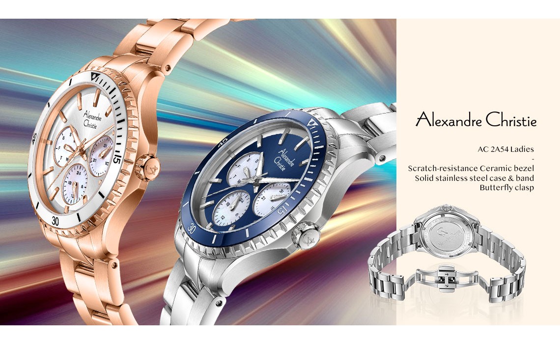 The New Ladies Collection AC 2A54 BFB with Ceramic Bezel